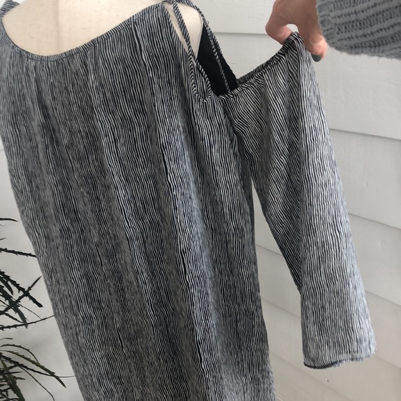 Cold-shoulder tunic/dress, size L, fully lined, light fabric, fun & pretty - Picture 4 of 12